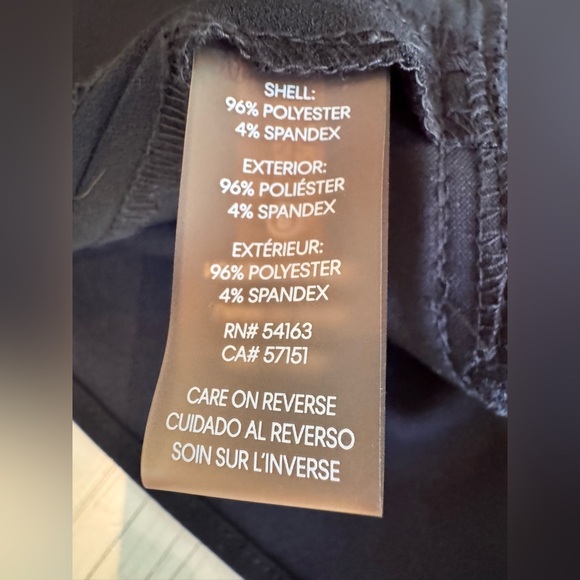 Calvin Klein Boat Neck Ruffle Hem Faux Wrap Dress – Black – Size 4 – Like New - Picture 16 of 16